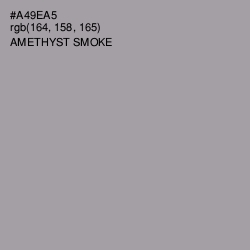 #A49EA5 - Amethyst Smoke Color Image